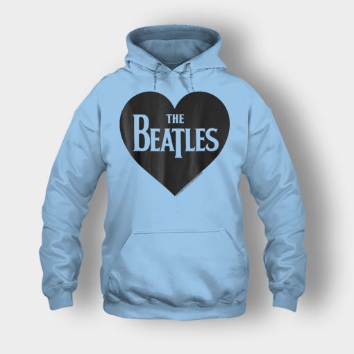 The-Beatles-Heart-Love-The-Beatles-Unisex-Hoodie-Light-Blue