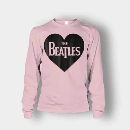 The-Beatles-Heart-Love-The-Beatles-Unisex-Long-Sleeve-Light-Pink
