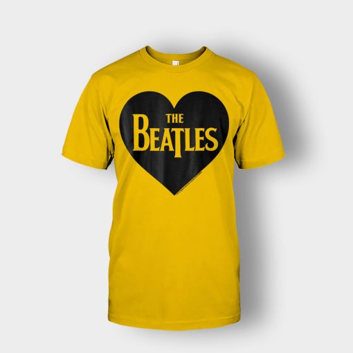 The-Beatles-Heart-Love-The-Beatles-Unisex-T-Shirt-Gold