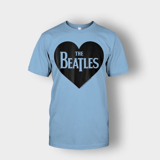 The-Beatles-Heart-Love-The-Beatles-Unisex-T-Shirt-Light-Blue