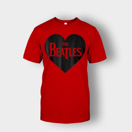 The-Beatles-Heart-Love-The-Beatles-Unisex-T-Shirt-Red