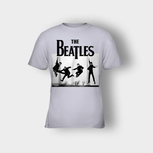 The-Beatles-Jump-at-Sefton-Park-Kids-T-Shirt-Sport-Grey