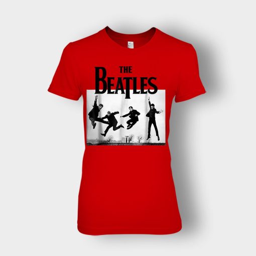 The-Beatles-Jump-at-Sefton-Park-Ladies-T-Shirt-Red