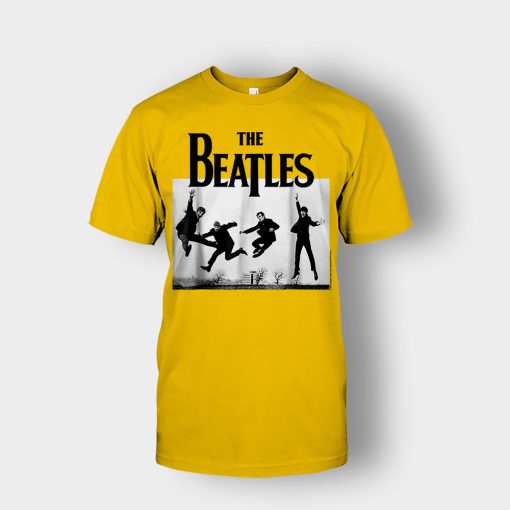 The-Beatles-Jump-at-Sefton-Park-Unisex-T-Shirt-Gold