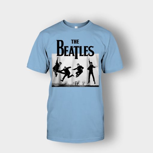 The-Beatles-Jump-at-Sefton-Park-Unisex-T-Shirt-Light-Blue