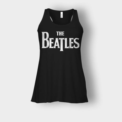 The-Beatles-Logo-Bella-Womens-Flowy-Tank-Black