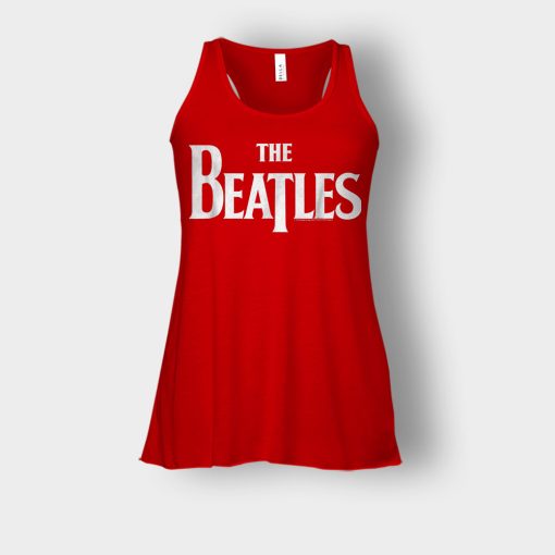 The-Beatles-Logo-Bella-Womens-Flowy-Tank-Red