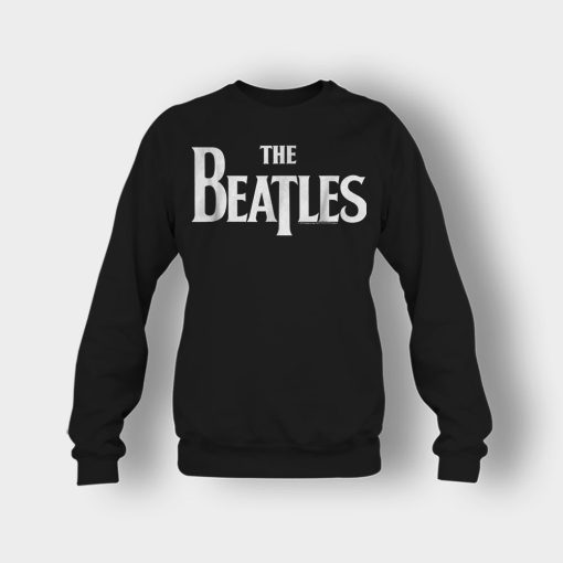 The-Beatles-Logo-Crewneck-Sweatshirt-Black