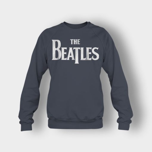 The-Beatles-Logo-Crewneck-Sweatshirt-Dark-Heather