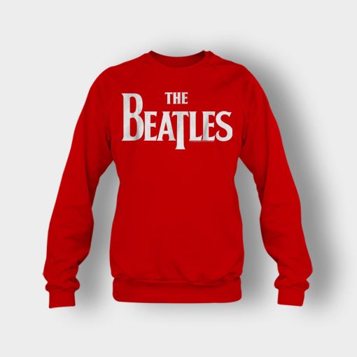 The-Beatles-Logo-Crewneck-Sweatshirt-Red