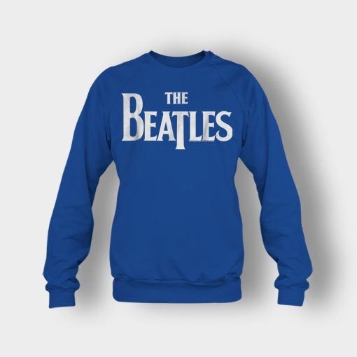 The-Beatles-Logo-Crewneck-Sweatshirt-Royal