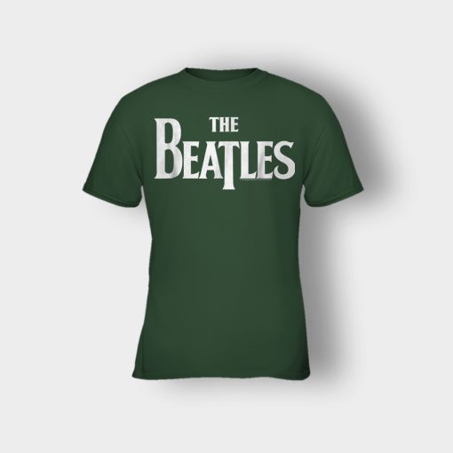The-Beatles-Logo-Kids-T-Shirt-Forest