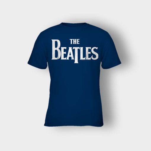 The-Beatles-Logo-Kids-T-Shirt-Navy