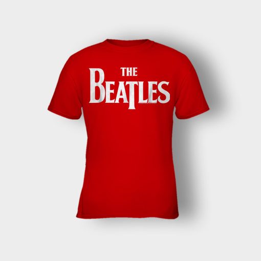 The-Beatles-Logo-Kids-T-Shirt-Red