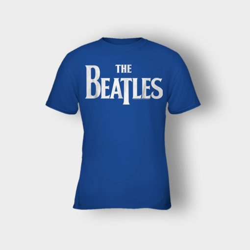 The-Beatles-Logo-Kids-T-Shirt-Royal