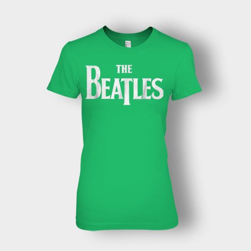 The-Beatles-Logo-Ladies-T-Shirt-Irish-Green
