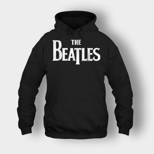 The-Beatles-Logo-Unisex-Hoodie-Black
