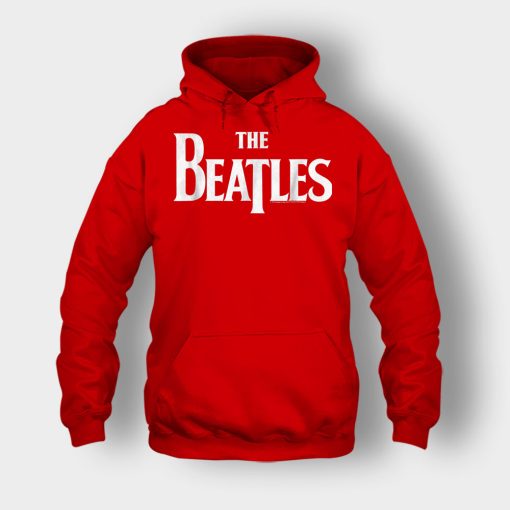 The-Beatles-Logo-Unisex-Hoodie-Red