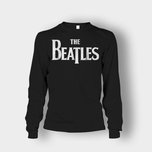 The-Beatles-Logo-Unisex-Long-Sleeve-Black