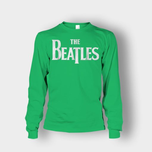 The-Beatles-Logo-Unisex-Long-Sleeve-Irish-Green