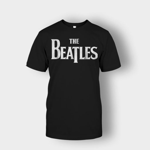 The-Beatles-Logo-Unisex-T-Shirt-Black