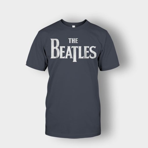 The-Beatles-Logo-Unisex-T-Shirt-Dark-Heather