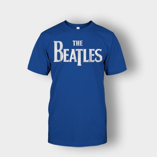The-Beatles-Logo-Unisex-T-Shirt-Royal