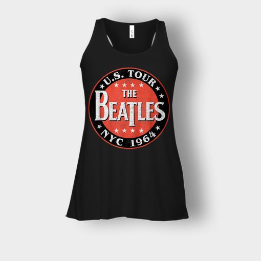 The-Beatles-US-Tour-NYC-1964-Bella-Womens-Flowy-Tank-Black