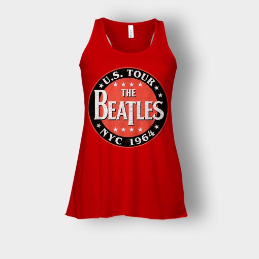 The-Beatles-US-Tour-NYC-1964-Bella-Womens-Flowy-Tank-Red
