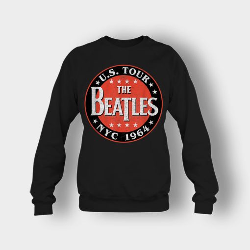 The-Beatles-US-Tour-NYC-1964-Crewneck-Sweatshirt-Black