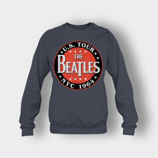 The-Beatles-US-Tour-NYC-1964-Crewneck-Sweatshirt-Dark-Heather