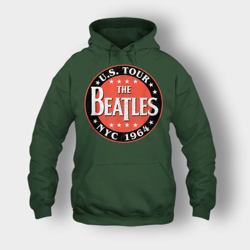 The-Beatles-US-Tour-NYC-1964-Unisex-Hoodie-Forest