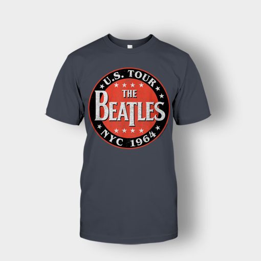 The-Beatles-US-Tour-NYC-1964-Unisex-T-Shirt-Dark-Heather