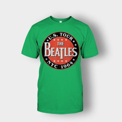 The-Beatles-US-Tour-NYC-1964-Unisex-T-Shirt-Irish-Green