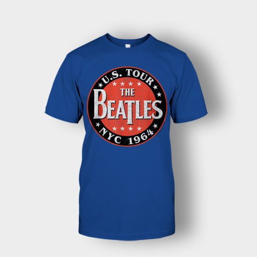 The-Beatles-US-Tour-NYC-1964-Unisex-T-Shirt-Royal