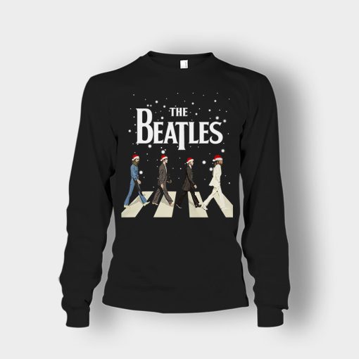The-Beatles-Walking-Across-Abbey-Road-Christmas-Unisex-Long-Sleeve-Black