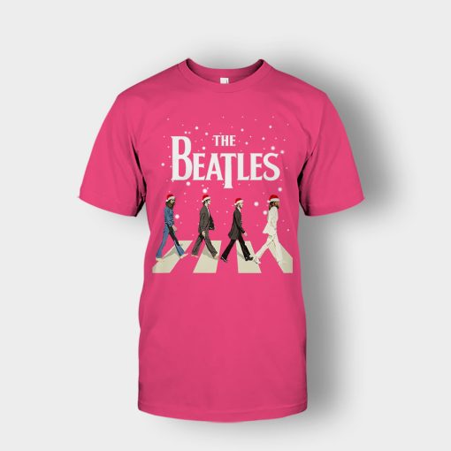 The-Beatles-Walking-Across-Abbey-Road-Christmas-Unisex-T-Shirt-Heliconia