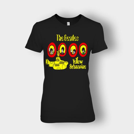 The-Beatles-Yellow-Submarine-Ladies-T-Shirt-Black