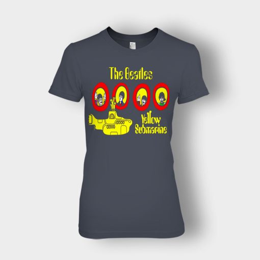 The-Beatles-Yellow-Submarine-Ladies-T-Shirt-Dark-Heather