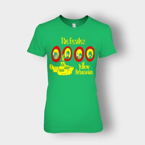 The-Beatles-Yellow-Submarine-Ladies-T-Shirt-Irish-Green