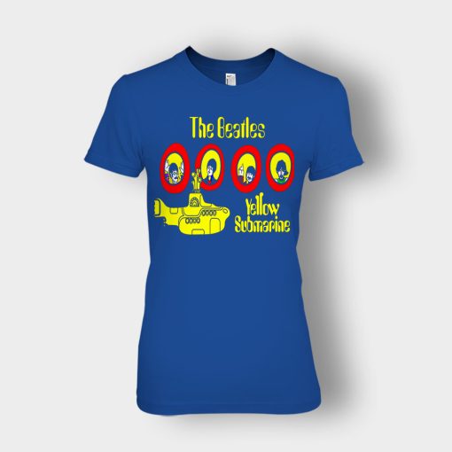The-Beatles-Yellow-Submarine-Ladies-T-Shirt-Royal