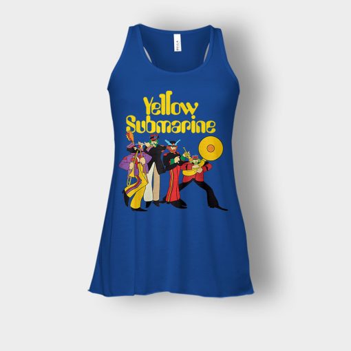 The-Beatles-Yellow-Submarine-Party-Bella-Womens-Flowy-Tank-Royal