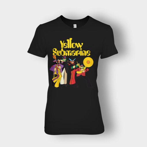 The-Beatles-Yellow-Submarine-Party-Ladies-T-Shirt-Black