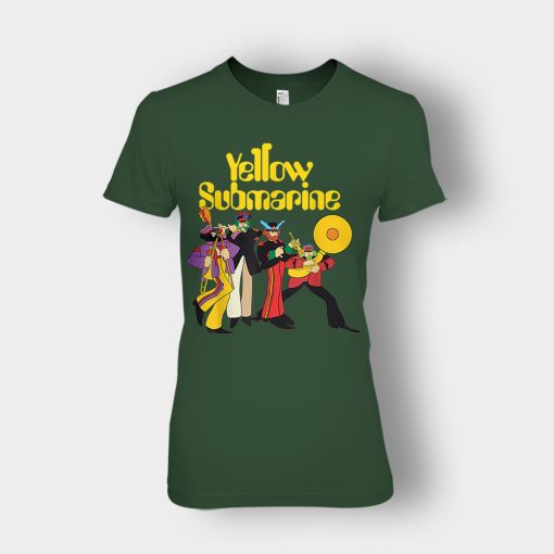 The-Beatles-Yellow-Submarine-Party-Ladies-T-Shirt-Forest