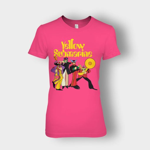 The-Beatles-Yellow-Submarine-Party-Ladies-T-Shirt-Heliconia