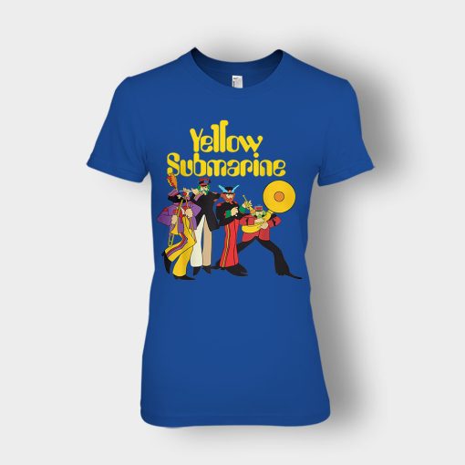 The-Beatles-Yellow-Submarine-Party-Ladies-T-Shirt-Royal