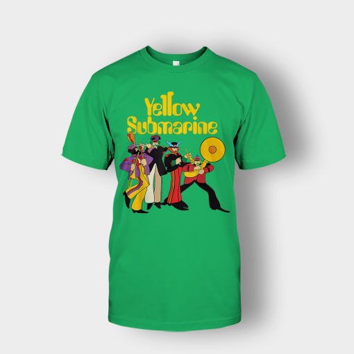 The-Beatles-Yellow-Submarine-Party-Unisex-T-Shirt-Irish-Green