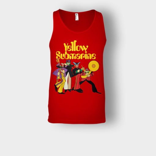 The-Beatles-Yellow-Submarine-Party-Unisex-Tank-Top-Red