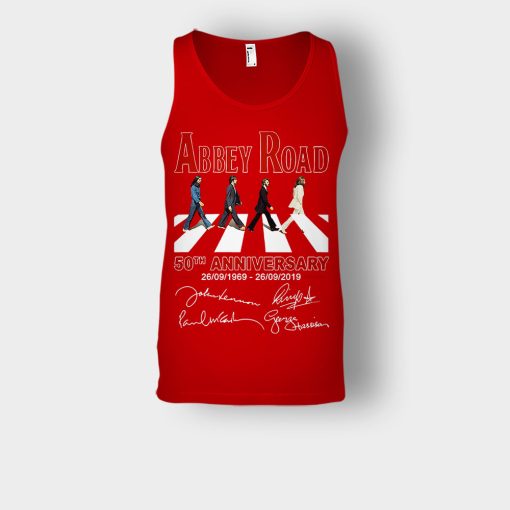 The-Beatles-album-Abbey-Road-50th-Anniversary-1969-2019-Unisex-Tank-Top-Red