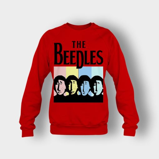 The-Beedles-Zelda-The-Beatles-Band-Zelda-Crewneck-Sweatshirt-Red